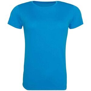 Just Cool Womens/Ladies Sports Plain T-Shirt / Sapphire Blue
